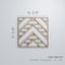 Ekena Millwork Medium Gilcrest Decorative Fretwork Wood Wall Panels, Cherry, 15 3/8"W x 15 3/8"H x 3/8"T WALW16X16X0375GCTCH - alternate 5